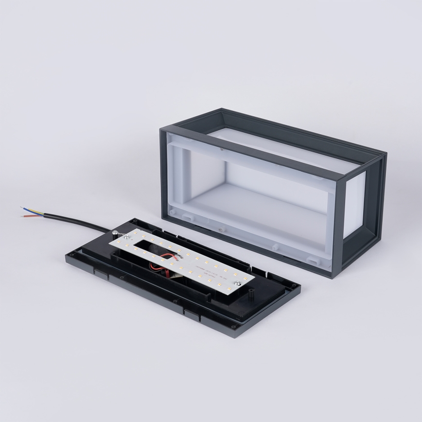 Brilagi - vonkajšie nástenné LED svietidlo PARKER LED/12W/230V antracit IP44