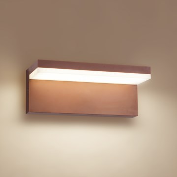 Brilagi - vonkajšie nástenné LED svietidlo TESSI LED/10W/230V hnedé IP54