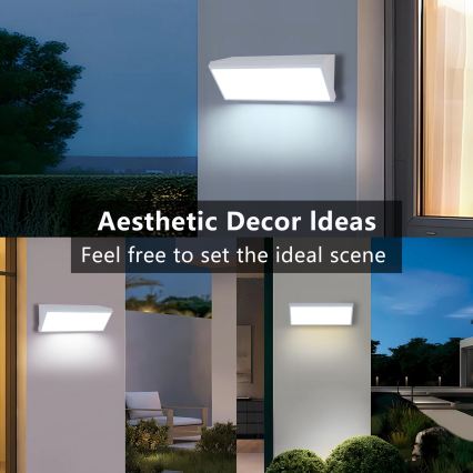 Brilagi - LED Vonkajšie nástenné svietidlo TRIANGLE LED/42W/230V 3000/4000/6500K biele IP65