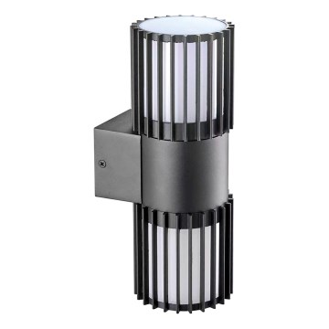 BRILAGI - Vonkajšie nástenné svietidlo ARMOR 2xGU10/35W/230V IP44 antracit