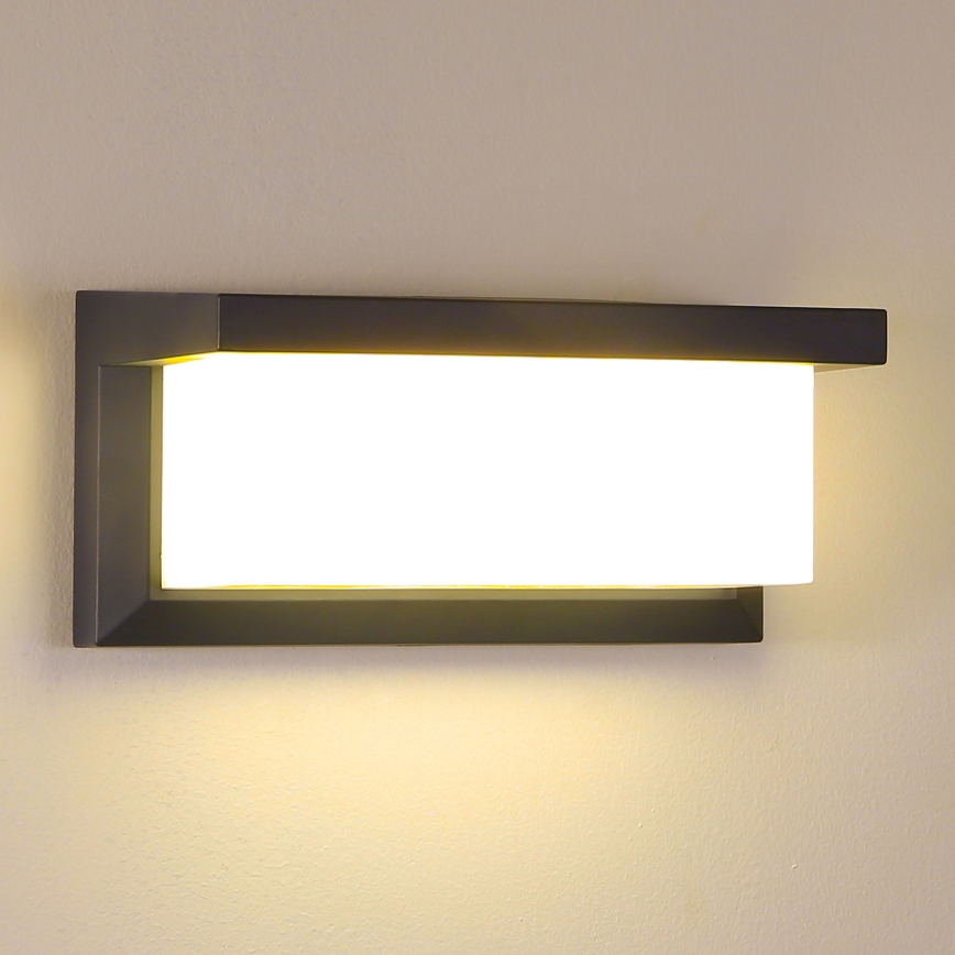 Brilagi - Vonkajšie nástenné svietidlo BRICKY 1xE27/60W/230V antracit IP54