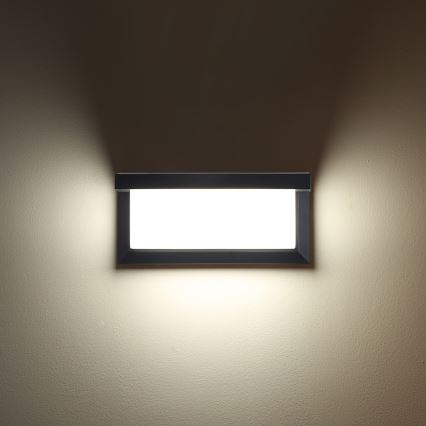 Brilagi - Vonkajšie nástenné svietidlo BRICKY 1xE27/60W/230V antracit IP54