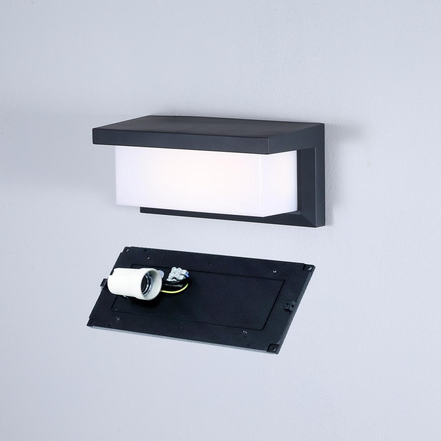 Brilagi - Vonkajšie nástenné svietidlo BRICKY 1xE27/60W/230V antracit IP54