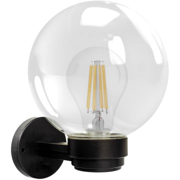 Brilagi - Vonkajšie nástenné svietidlo HARBOR 1xE27/40W/230V IP33 čierne/číre