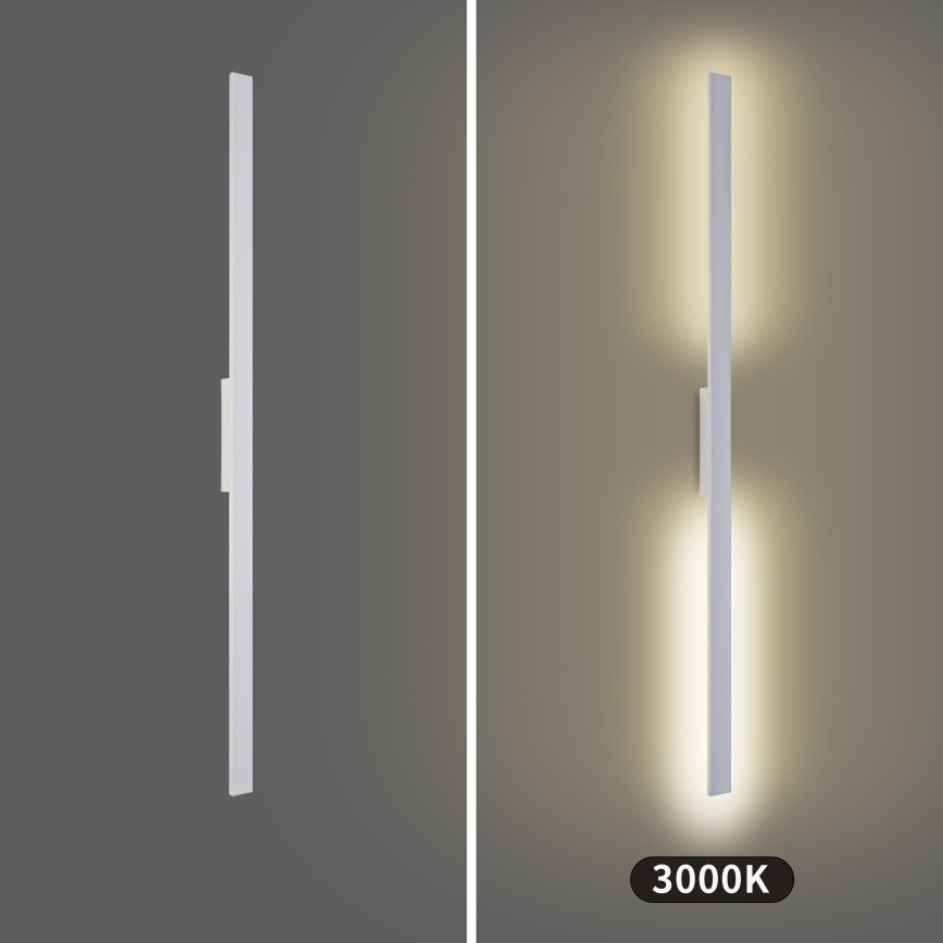 Brilagi - LED vonkajšie nástenné svietidlo LUNA LED/30W/230V 3000K IP65 150 cm biela CRI 90