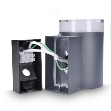 Brilagi - Vonkajšie nástenné svietidlo MATERA 1xGU10/30W/230V antracit IP54