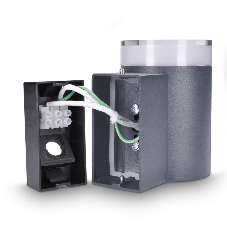 Brilagi - Vonkajšie nástenné svietidlo MATERA 1xGU10/30W/230V antracit IP54