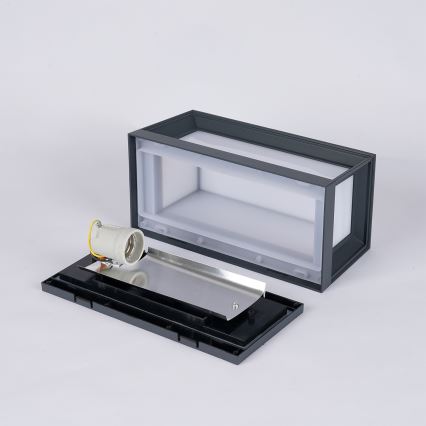 Brilagi - Vonkajšie nástenné svietidlo PARKER 1xE27/60W/230V antracit IP44