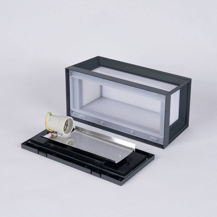 Brilagi - Vonkajšie nástenné svietidlo PARKER 1xE27/60W/230V antracit IP44