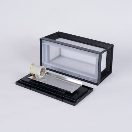 Brilagi - Vonkajšie nástenné svietidlo PARKER 1xE27/60W/230V čierne IP44