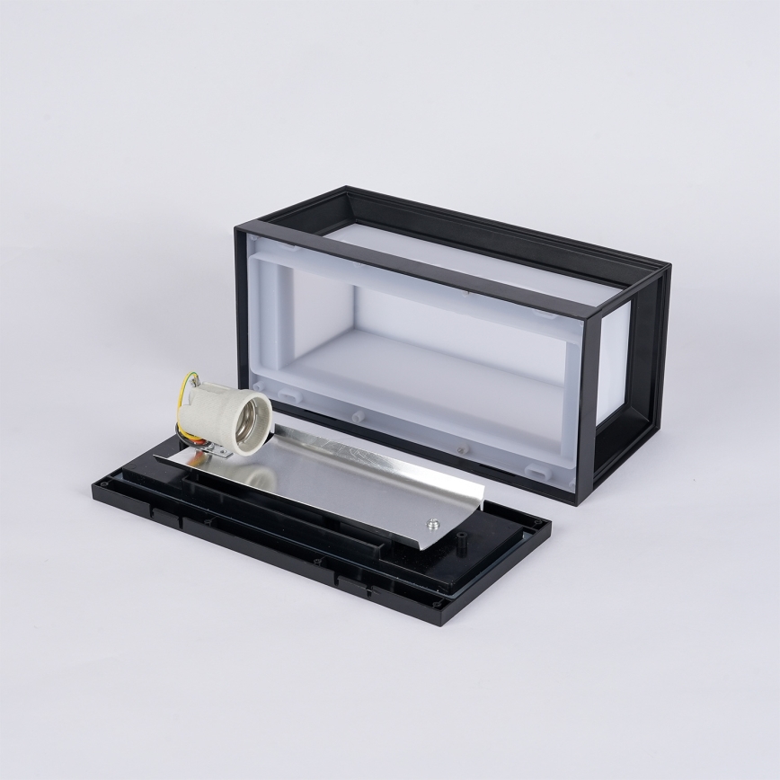 Brilagi - Vonkajšie nástenné svietidlo PARKER 1xE27/60W/230V čierne IP44