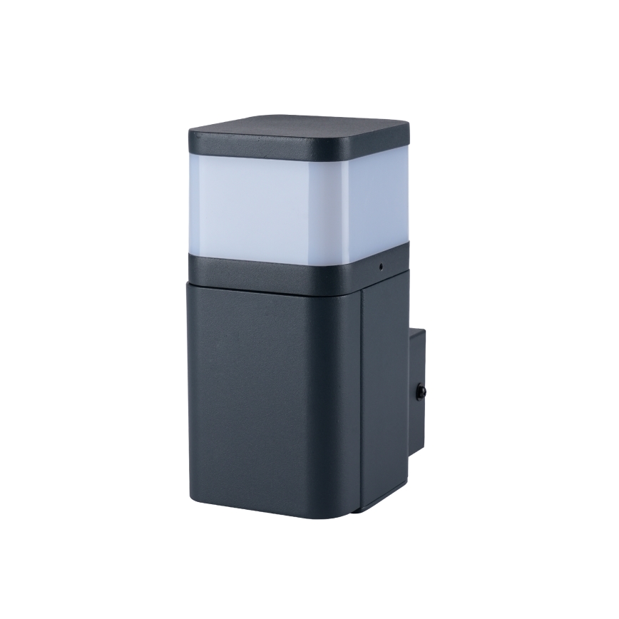Brilagi - Vonkajšie nástenné svietidlo so zásuvkou SCHUKO PILLAR 1xG9/11W/230V IP44 antracit