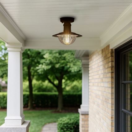 Brilagi - Vonkajšie stropné svietidlo MOLDE 1xE27/60W IP44 čierna