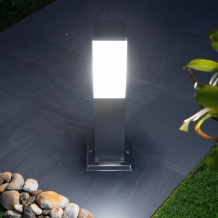 BRILAGI - Vonkajšie svietidlo NOVA 1xE27/15W/230V 40 cm IP44 matný chróm