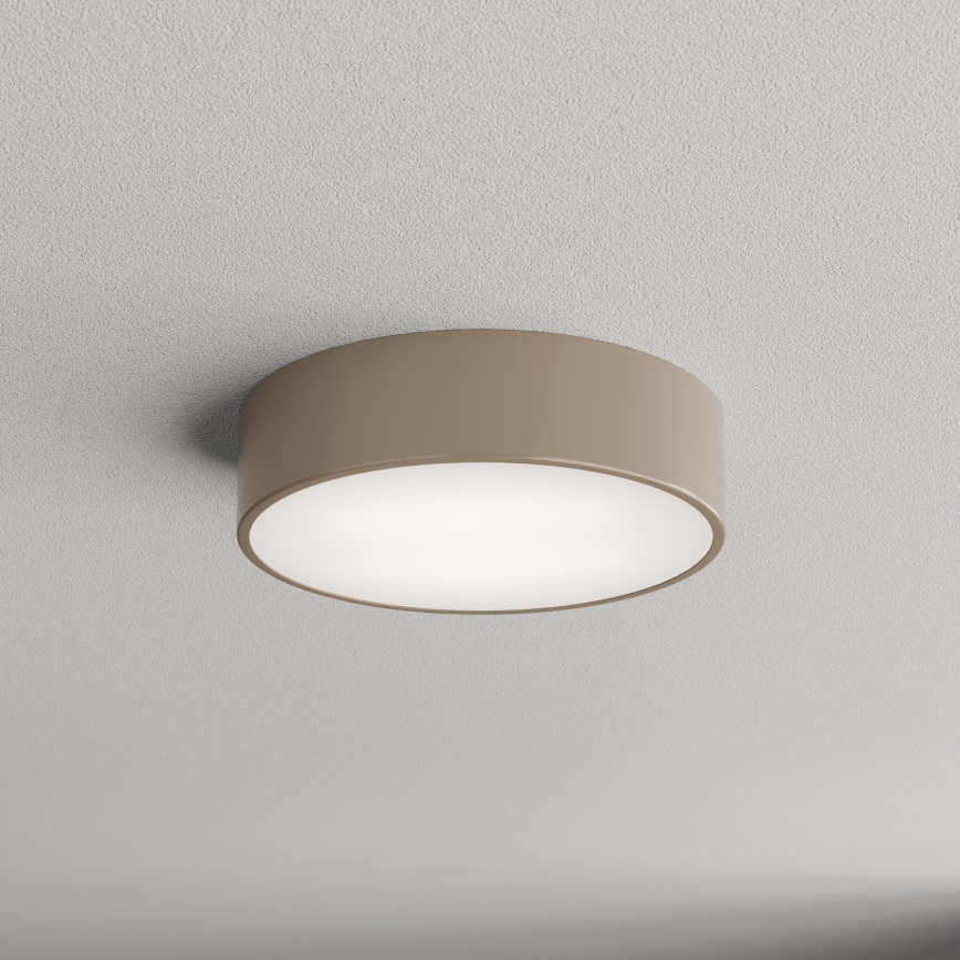 Brilagi - Vonkajšie stropné svietidlo so senzorom CLARE 2xE27/48W/230V pr. 30 cm IP54 béžová