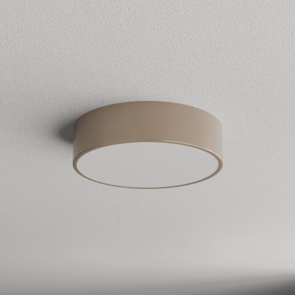Brilagi - Vonkajšie stropné svietidlo so senzorom CLARE 2xE27/48W/230V pr. 30 cm IP54 béžová
