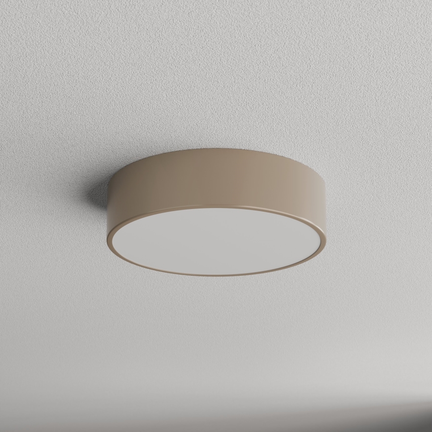 Brilagi - Vonkajšie stropné svietidlo so senzorom CLARE 2xE27/48W/230V pr. 30 cm IP54 béžová