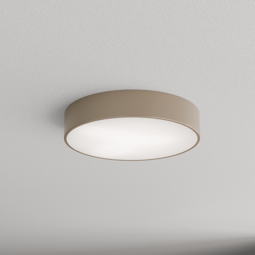 Brilagi - Vonkajšie stropné svietidlo so senzorom CLARE 3xE27/72W/230V pr. 40 cm IP54 béžová