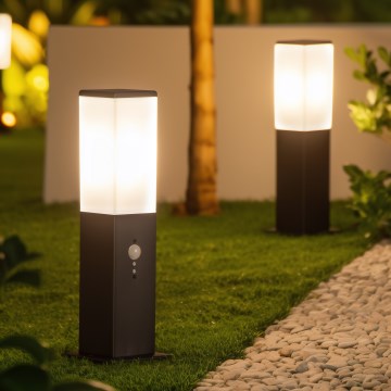 Brilagi - Vonkajšie svietidlo so senzorom NOVA 1xE27/15W/230V 40 cm IP44 čierne