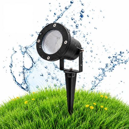 BRILAGI - Vonkajšie svietidlo TERRA 1xGU10/50W/230V IP65 čierne