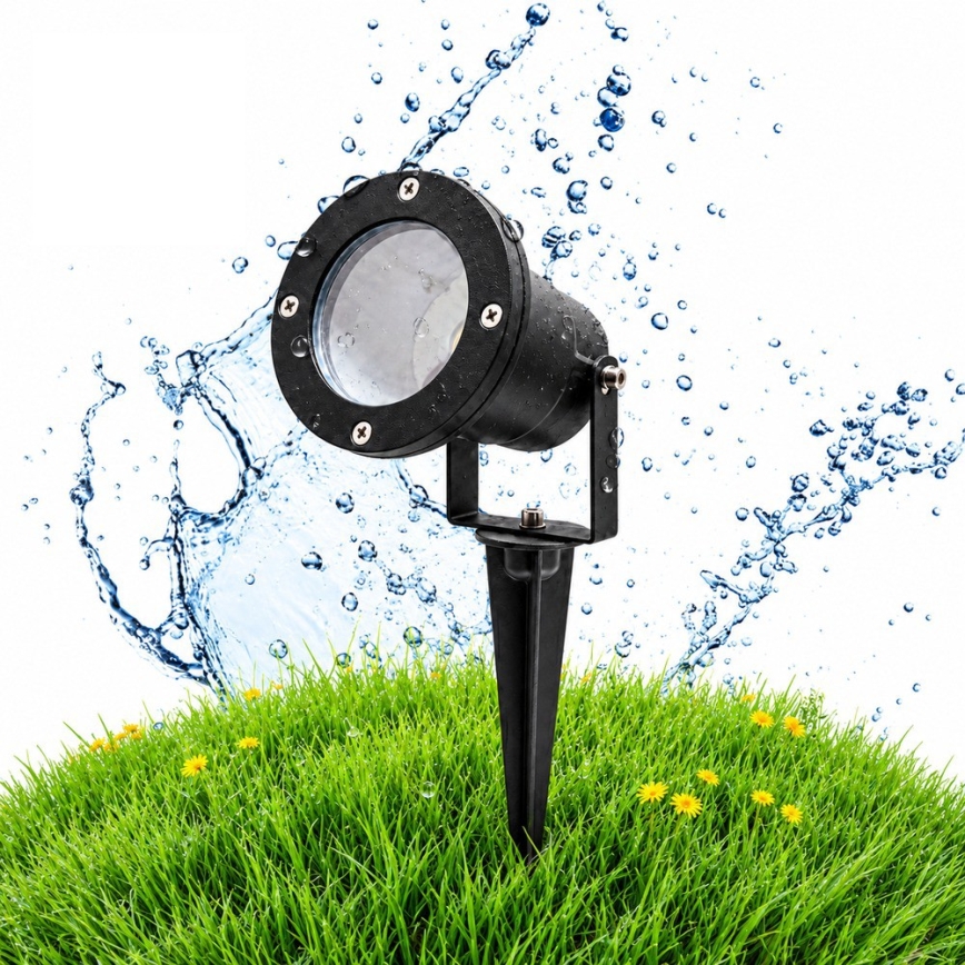 BRILAGI - Vonkajšie svietidlo TERRA 1xGU10/50W/230V IP65 čierne