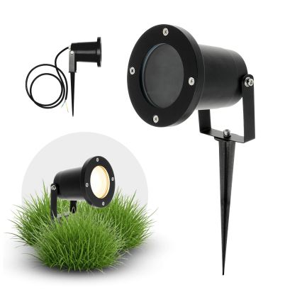 BRILAGI - Vonkajšie svietidlo TERRA 1xGU10/50W/230V IP65 čierne