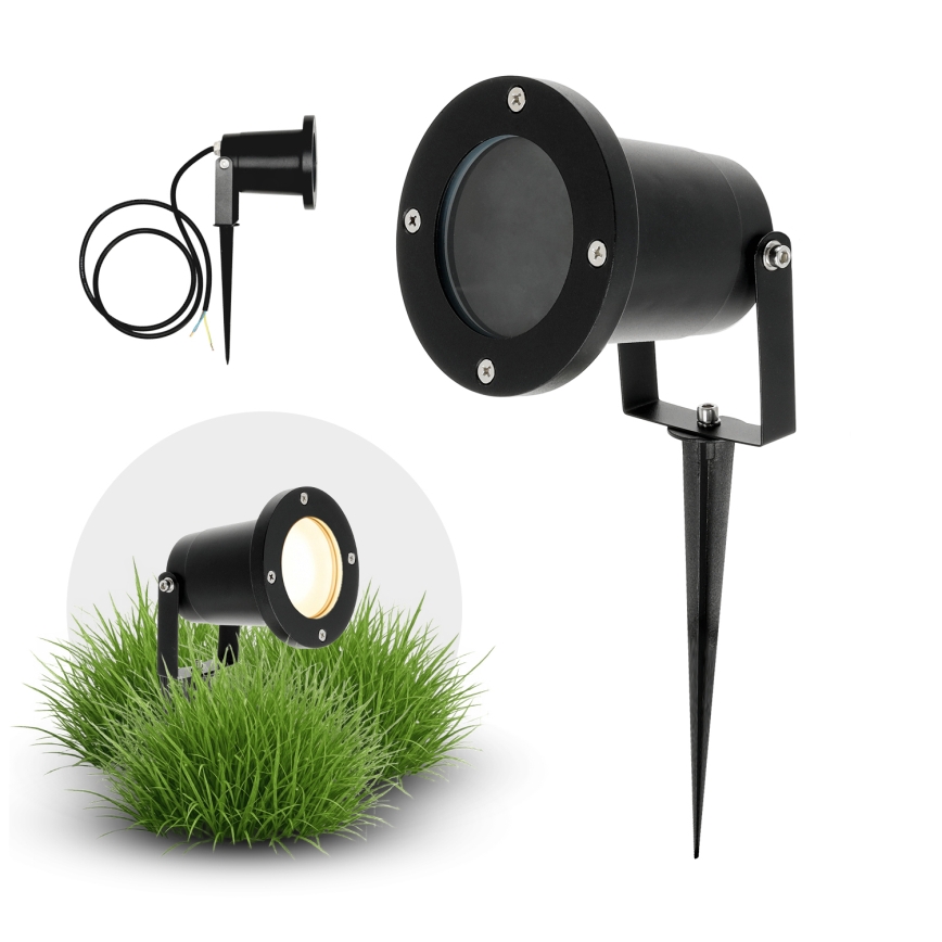 BRILAGI - Vonkajšie svietidlo TERRA 1xGU10/50W/230V IP65 čierne