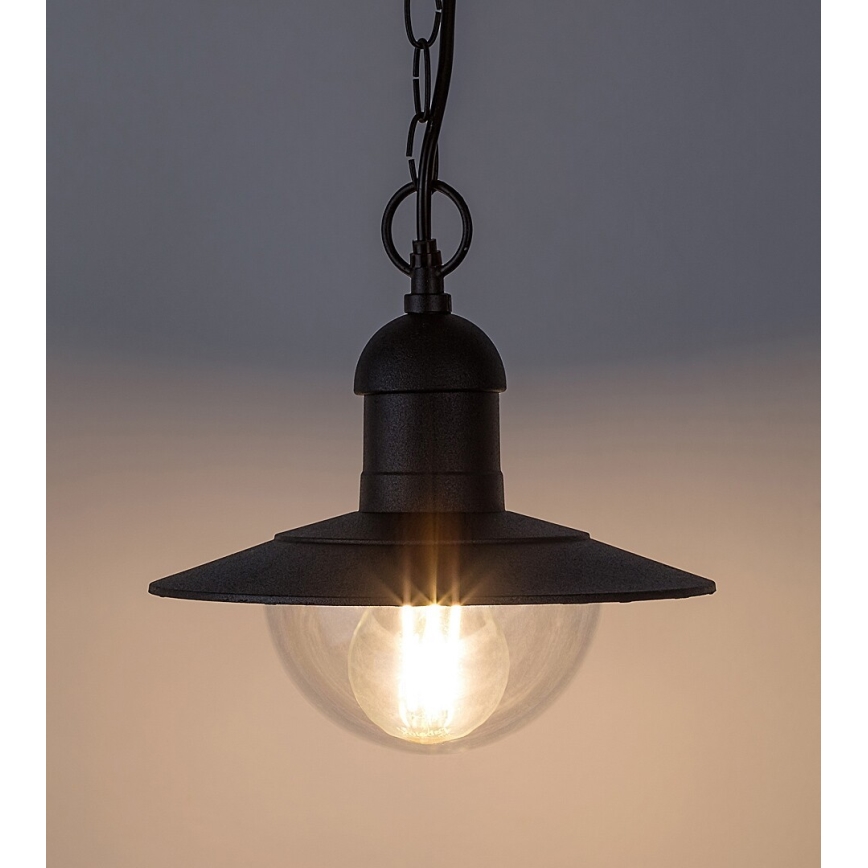 Brilagi - Vonkajšie závesné svietidlo MOLDE 1xE27/60W IP44 čierne