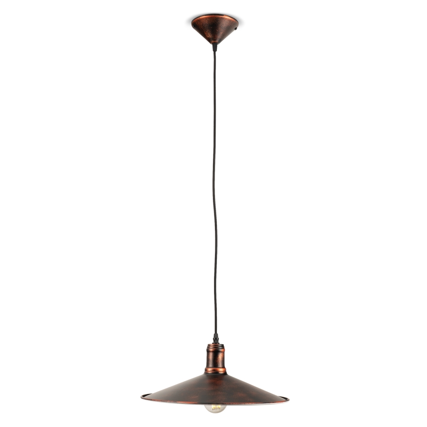 BRILAGI - Závesné svietidlo na kábli FORGE 1xE27/60W/230V pr. 36 cm hnedé