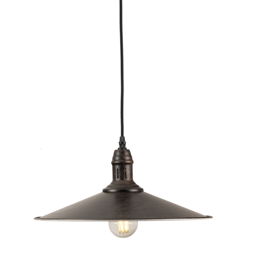 BRILAGI - Závesné svietidlo na kábli FORGE 1xE27/60W/230V pr. 36 cm hnedé