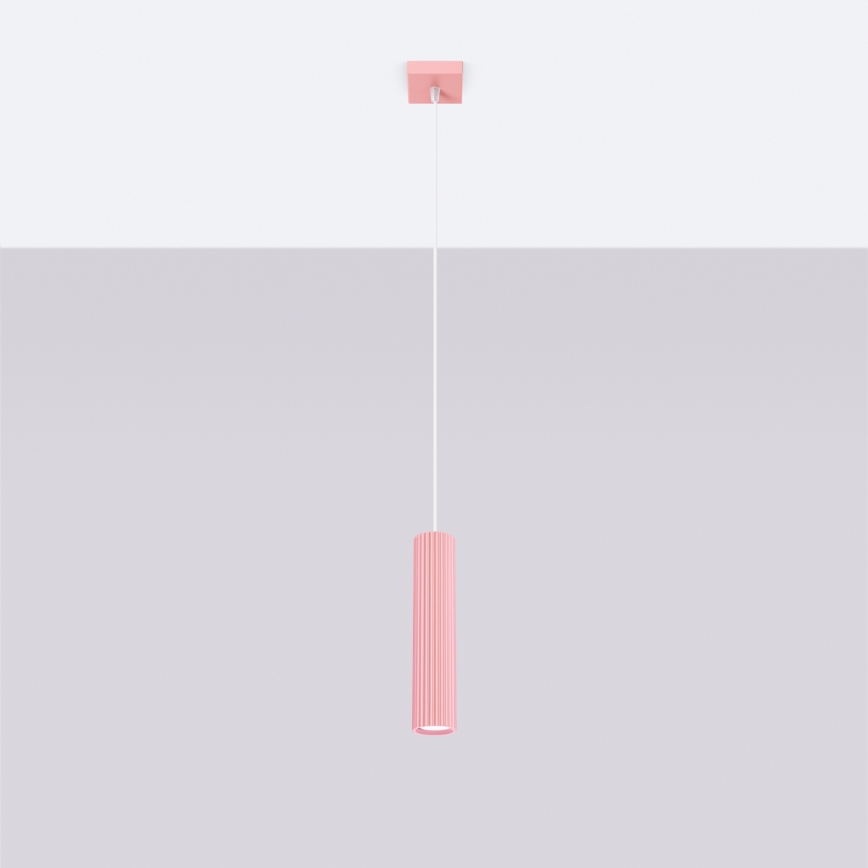 Brilagi - Závesné svietidlo na lane CRESTO 1xGU10/10W/230V ružové