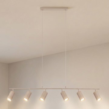 Brilagi - Závesné svietidlo na lane SELE 6xGU10/30W/230V béžové