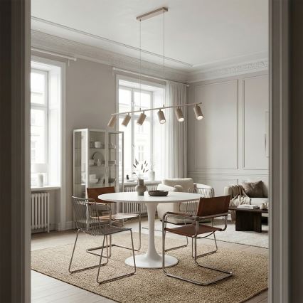 Brilagi - Závesné svietidlo na lane SELE 6xGU10/30W/230V béžové