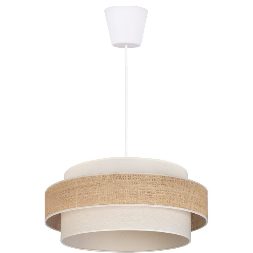 Brilagi - Závesné svietidlo na lane SPACE 1xE27/60W/230V pr. 40 cm béžové/krémové