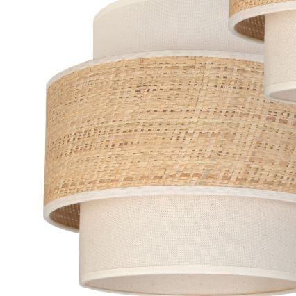 Brilagi - Závesné svietidlo na lankách SPACE 3xE27/60W/230V pr. 40 cm béžová/krémová