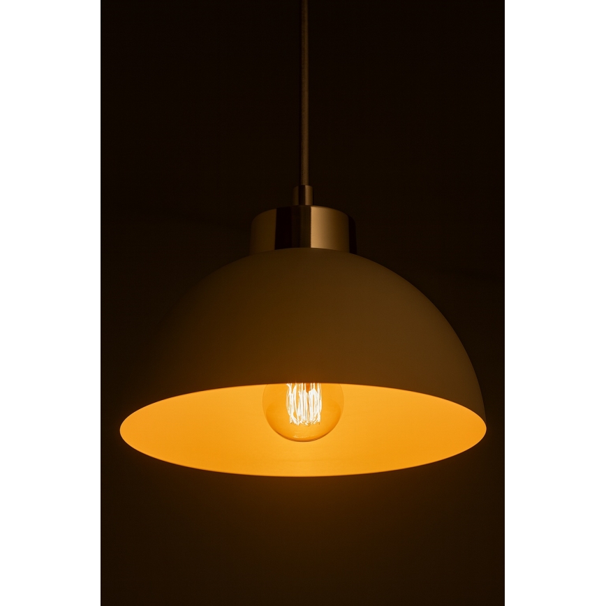 Brilagi - Závesné svietidlo na lanku 1xE27/60W/230V pr. 18 cm béžová/zlatá