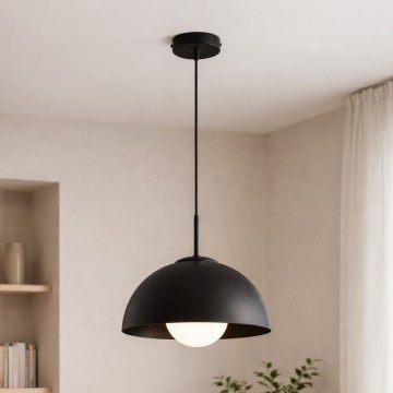 BRILAGI - Závesné svietidlo na lanku COSMO 1xE27/60W/230V priem. 30 cm čierna