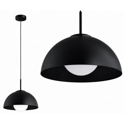 BRILAGI - Závesné svietidlo na lanku COSMO 1xE27/60W/230V priem. 30 cm čierna