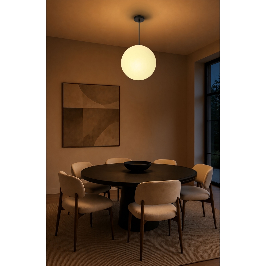 BRILAGI - Závesné svietidlo na lanku POLOS 1xE27/40W/230V pr. 30 cm čierna