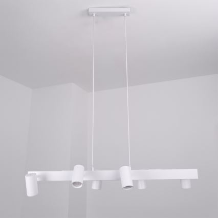 Brilagi - Závesné svietidlo na lanku SELE 6xGU10/30W/230V biele