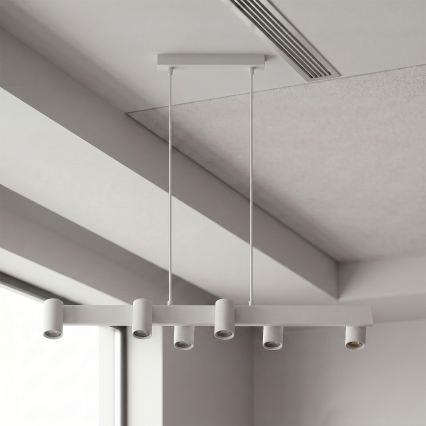 Brilagi - Závesné svietidlo na lanku SELE 6xGU10/30W/230V biele