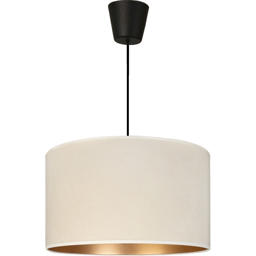 Brilagi - Závesné svietidlo na lanku VELVET 1xE27/60W/230V pr. 40 cm krémová/zlatá