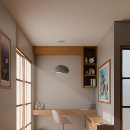 Brilagi - Závesné svietidlo na lanku WABI SABI 1xE27/40W/230V sivé