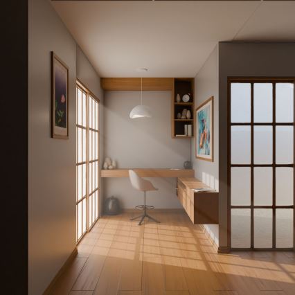 Brilagi - Závesné svietidlo na šnúre WABI SABI 1xE27/40W/230V biela