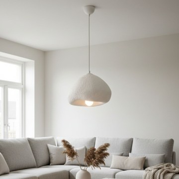 Brilagi - Závesné svietidlo WABI SABI na lanku 1xE27/40W/230V pr. 32 cm biele