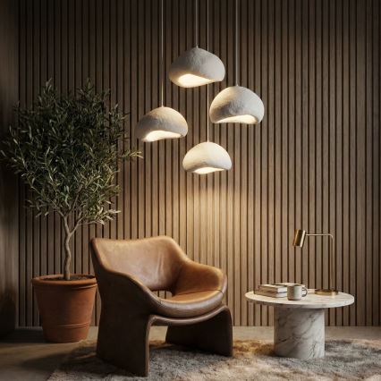 Brilagi - Závesné svietidlo WABI SABI na lanku 4xE27/40W/230V pr. 95 cm biela