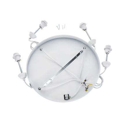 Brilagi - Závesné svietidlo WABI SABI na lanku 4xE27/40W/230V pr. 95 cm biela