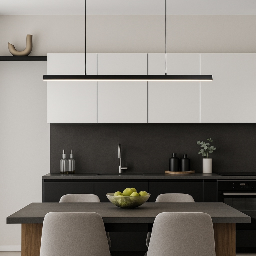 Brilagi - Závesný LED luster na lanku AXIS LED/30W/230V 120 cm čierny