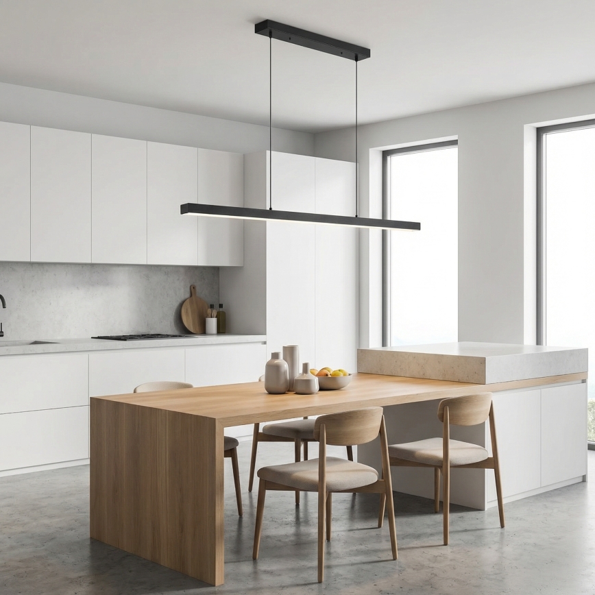 Brilagi - Závesný LED luster na lanku AXIS LED/30W/230V 120 cm čierny