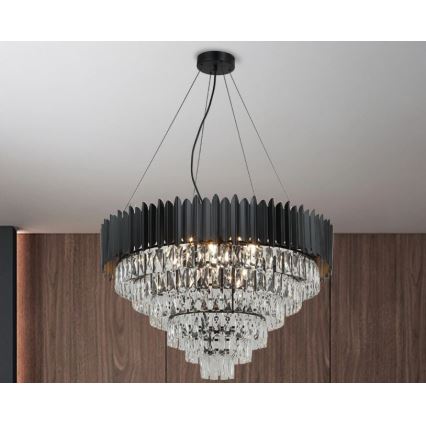 Brilagi - Závesný luster CARLOS 11xE14/40W/230V pr. 80 cm